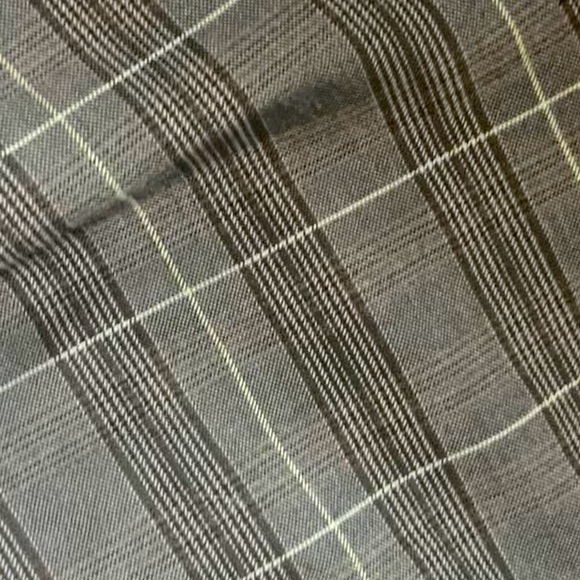 dazy β’ high waist brown plaid tartan loose wide leg pant trousers - Picture 15 of 16